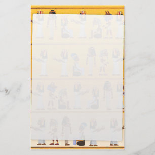 Ägyptische Hieroglyphen Briefpapier