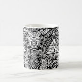 Ägyptische Hieroglyphen - Cooles Muster Kaffeetasse (Mittel)