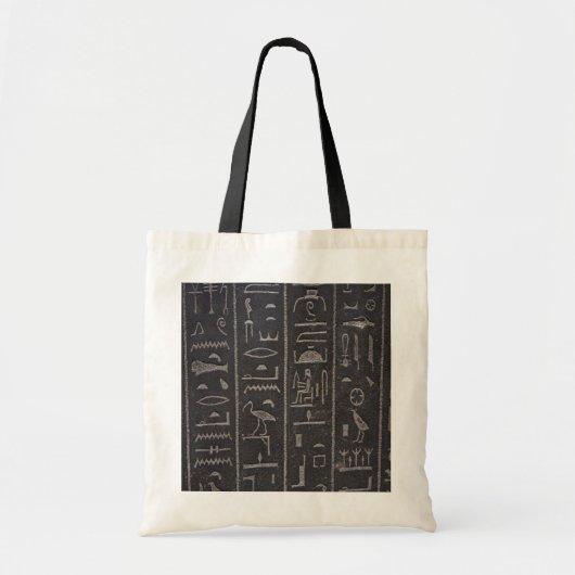 Ägyptische Hieroglyphen-Druck-Tasche, Tragetasche (Vorne)