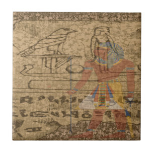 Ägyptische Hieroglyphen Fliese