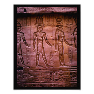 ägyptische Hieroglyphen Fotodruck