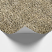 Ägyptische Hieroglyphen Geschenkpapier (Ecke)