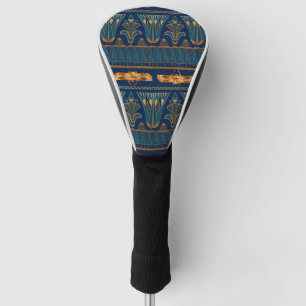 Ägyptische Hieroglyphen Gold Käfer Golden Glitter Golf Headcover