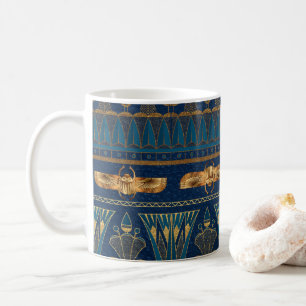 Ägyptische Hieroglyphen Gold Käfer Golden Glitter Kaffeetasse