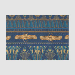 Ägyptische Hieroglyphen Goldbeetles Goldener Glitz Seidenpapier
