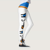 Ägyptische Hieroglyphen-Grab-Symbole modern Leggings (Rechts)