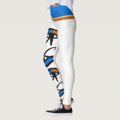Ägyptische Hieroglyphen-Grab-Symbole modern Leggings (Links)