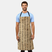 Ägyptische Hieroglyphen: Grunge Nahtlose Magie Schürze (Getragen)