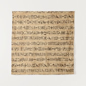 Ägyptische Hieroglyphen: Grunge Nahtlose Magie Wandteppich (Vorderseite (Horizontal))