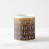 Ägyptische Hieroglyphen Kaffeetasse (Mittel)