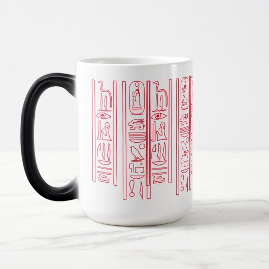 Ägyptische Hieroglyphen-Magische Tasse (Links)
