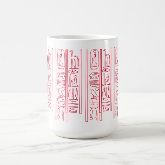 Ägyptische Hieroglyphen-Magische Tasse (Zentrum)
