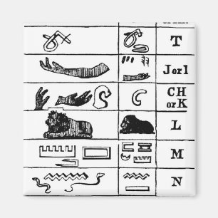 ägyptische Hieroglyphen Magnet