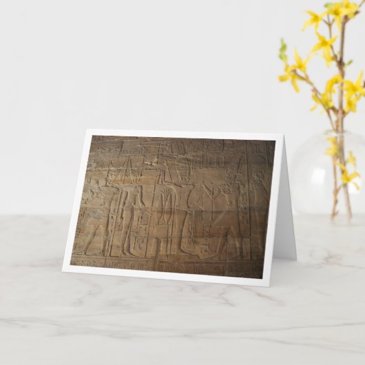 Ägyptische Hieroglyphen-Mauer Karte (Gelbe Blume)