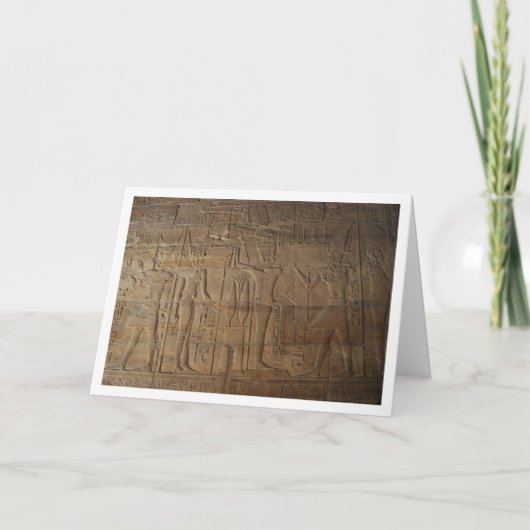 Ägyptische Hieroglyphen-Mauer Karte (Vorderseite)