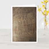 Ägyptische Hieroglyphen-Mauer Karte (Gelbe Blume)