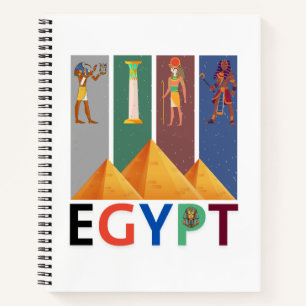 Ägyptische Hieroglyphen Notizblock