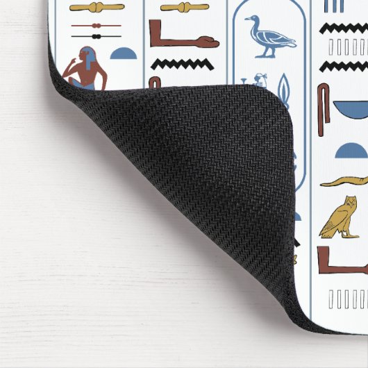 ägyptische Hieroglyphen Pharaoh-Botschaft Mousepad (Ecke)