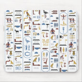 ägyptische Hieroglyphen Pharaoh-Botschaft Mousepad (Vorne)