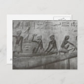 ägyptische Hieroglyphen Postkarte (Vorne/Hinten)