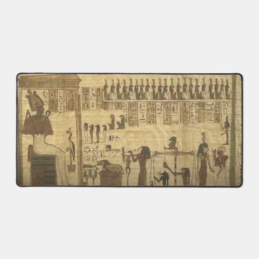 Ägyptische Hieroglyphen Schreibtischunterlage (Vorderseite)