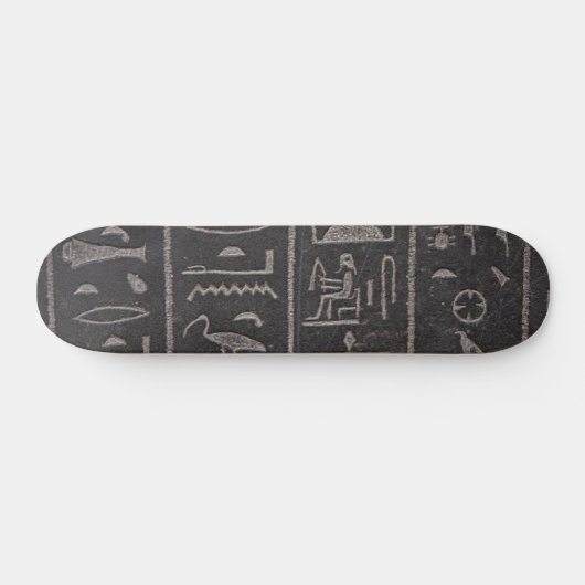 Ägyptische Hieroglyphen-Skateboard Skateboard (Horizontal)