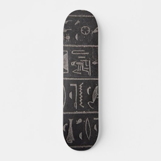 Ägyptische Hieroglyphen-Skateboard Skateboard (Vorne)