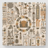 Ägyptische Hieroglyphen Steinuntersetzer (Vorderseite)