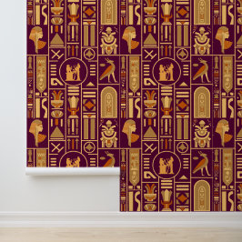 Ägyptische Hieroglyphen Tapete