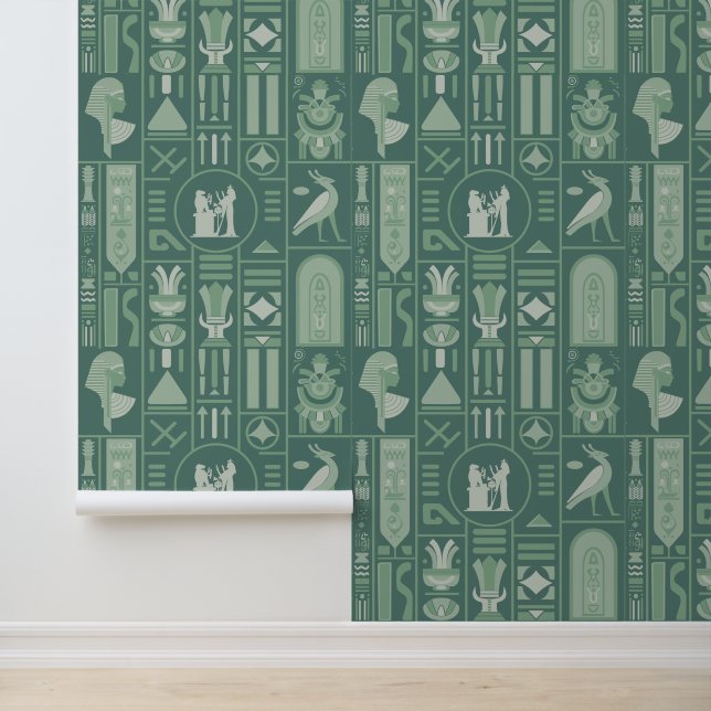 Ägyptische Hieroglyphen-Tapete Tapete (Anwendung)