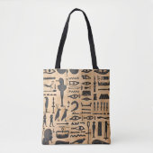 ägyptische Hieroglyphen Tasche (Vorderseite)