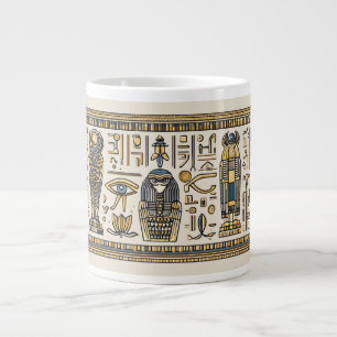Ägyptische Hieroglyphen-Tasse   Pharaonisch Jumbo-Tasse