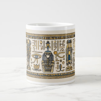 Ägyptische Hieroglyphen-Tasse | Pharaonisch Jumbo-Tasse