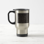 Ägyptische Hieroglyphen-Tasse Reisebecher (Links)