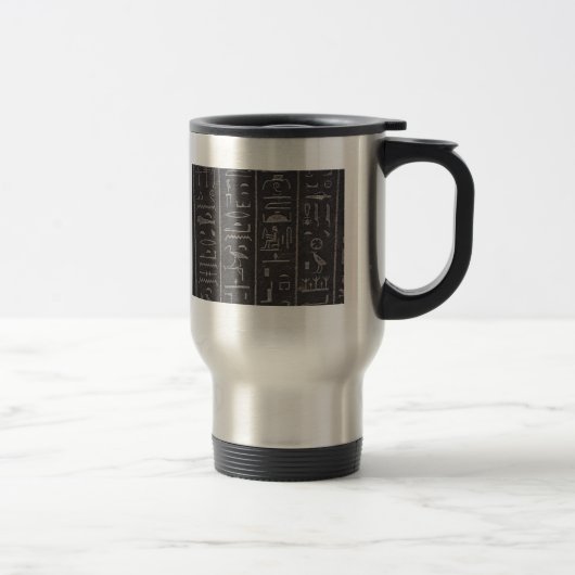 Ägyptische Hieroglyphen-Tasse Reisebecher (Rechts)