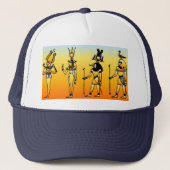 ägyptische Hieroglyphen Truckerkappe (Vorderseite)