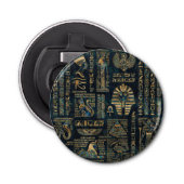 Ägyptische Hieroglyphen und Gottheiten - Flaschenöffner (Vorderseite)