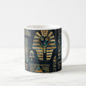 Ägyptische Hieroglyphen und Gottheiten - Kaffeetasse (VorderseiteRechts)