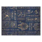 Ägyptische Hieroglyphen und Gottheitgold auf Tischdecke (Vorderseite (Horizontal))