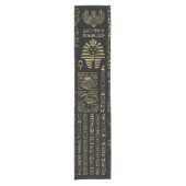 Ägyptische Hieroglyphen und Gottheitsgold auf Kurzer Tischläufer (Vorderseite)