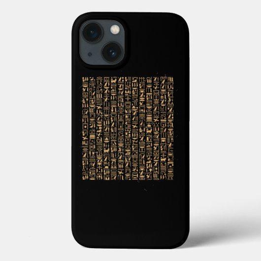 Ägyptische Hieroglyphics Ägyptische Pyramide Case-Mate iPhone Hülle (Rückseite)