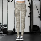 Ägyptische Hieroglyphics großes Muster Leggings