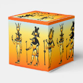 Ägyptische Hieroglyphics-Liebhaberkabine Geschenkschachtel (Rückseite)