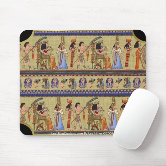 Ägyptische Hieroglyphics-Maus Pad II Mousepad (Mit Mouse)