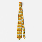 Ägyptische Hieroglyphics Neck Tie Krawatte (Vorderseite)
