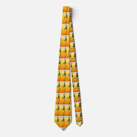 Ägyptische Hieroglyphics Neck Tie Krawatte (Vorderseite)