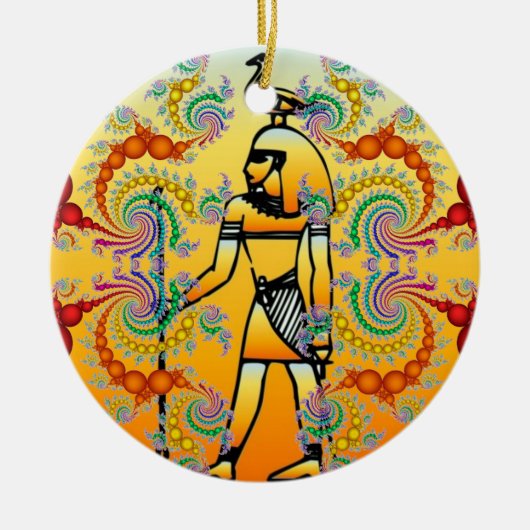Ägyptische Hieroglyphics Ornament (Vorne)