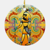 Ägyptische Hieroglyphics Ornament (Hinten)