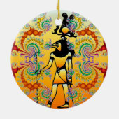 Ägyptische Hieroglyphics Ornament (Hinten)