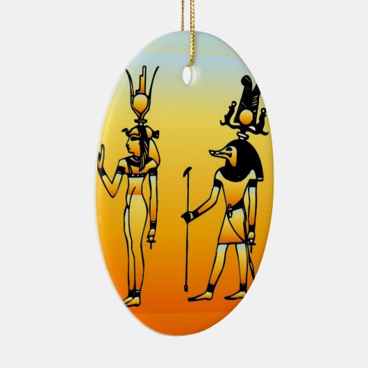 Ägyptische Hieroglyphics Ornament (Rechts)